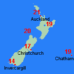Forecast Thu Apr 25 New Zealand