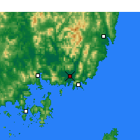 Nearby Forecast Locations - Gimhae - Map