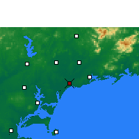 Nearby Forecast Locations - Wuchuan - Map
